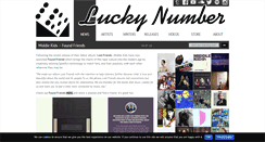 Desktop Screenshot of luckynumbermusic.com