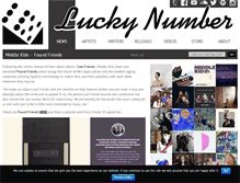 Tablet Screenshot of luckynumbermusic.com